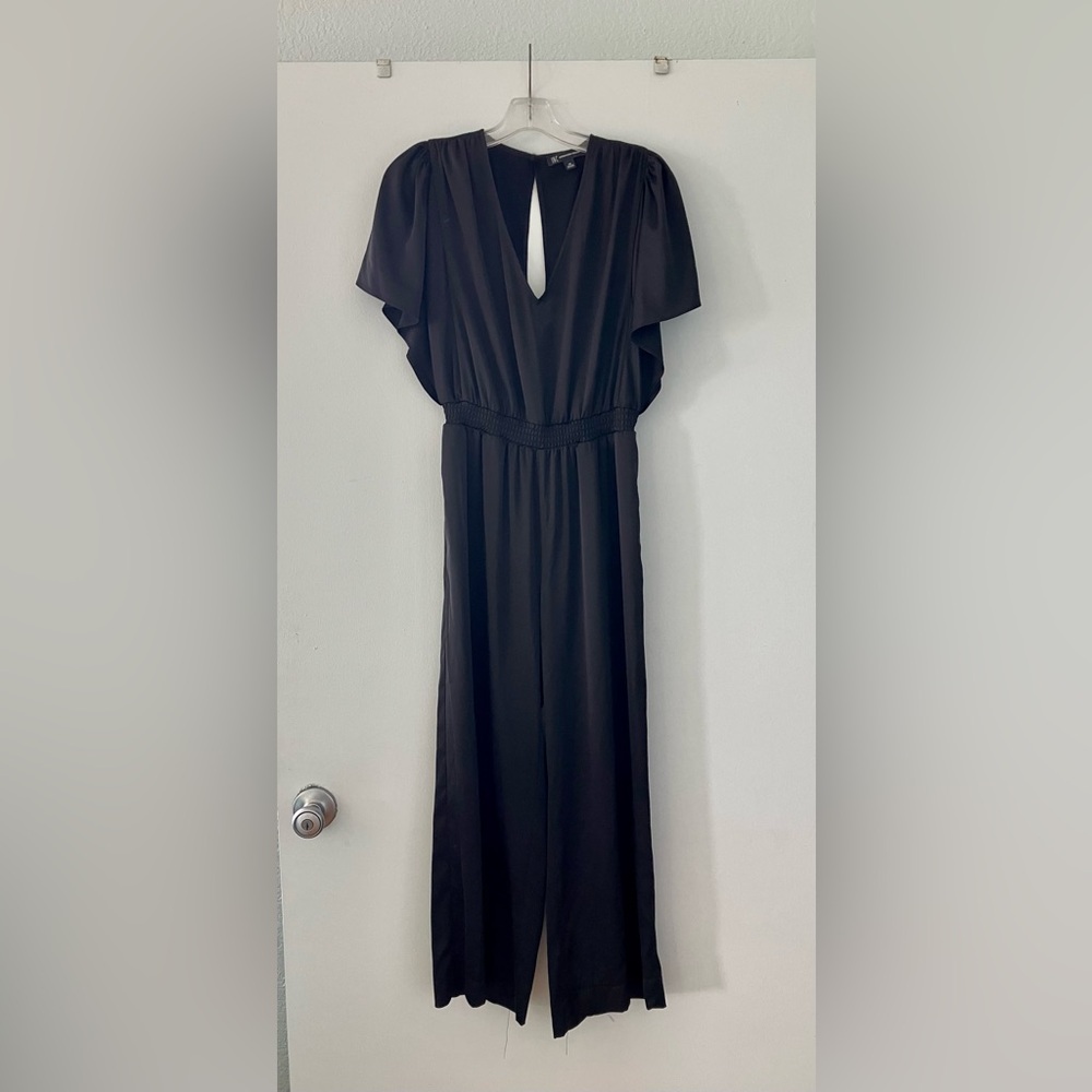 INC International Concepts Black Maxi Jumpsuit; Some Flaws-See Last Photos